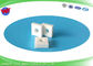 Beyaz Makino EDM Sarf Malzemeleri Kesici Ünitesi Seramik 12.7x12.7x4.75TX ID4.9 N501