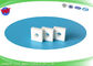 Beyaz Makino EDM Sarf Malzemeleri Kesici Ünitesi Seramik 12.7x12.7x4.75TX ID4.9 N501