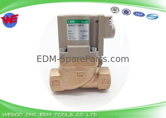 SAB3C-15A-O Sodick EDM Parçaları CKD Solenoid Kontrol Vanası SAB3C-15A-O
