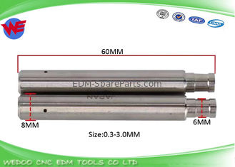 Paslanmaz seramik boru rehberi Z140 EDM matkap makinesi için 8 * 6 * 60mmL 0.1mm-3.2mm