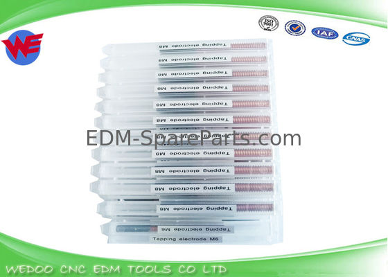 Özel Boy EDM Diş Açma Elektrotları 1 mm Dia Hole ile M6 Tungsten Bakır