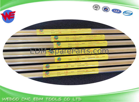EDM Bakır / Bakır borular 0.35x400mmL 0.28*400mmL 0.33*400mmL 0.1*200mmL 0.15mm