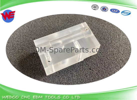 A290-8119-X393 Besleme tel rehberi bloğu polikarbonat 33.5*21*62 Fanuc EDM parçaları için