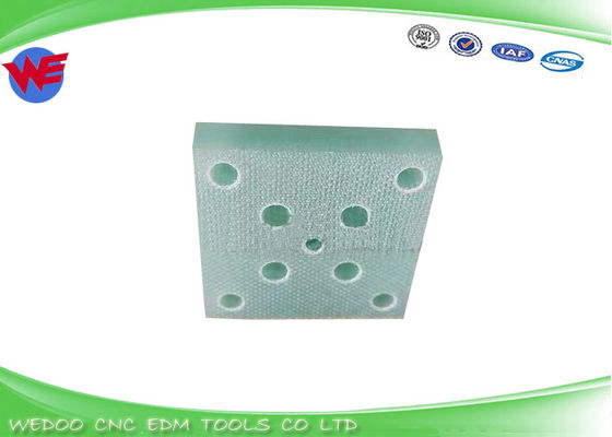 F318 Fanuc Alt İzolatör Plakası EDM Makine Parçaları 40*40*9T Kılavuz BASA