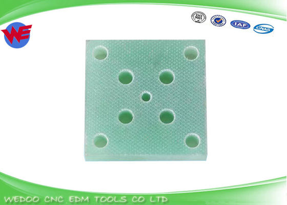 F318 Fanuc Alt İzolatör Plakası EDM Makine Parçaları 40*40*9T Kılavuz BASA